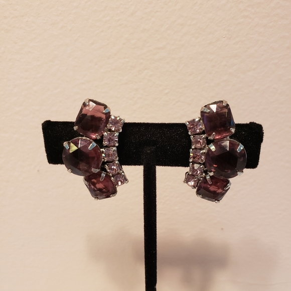 Vintage Rhinestone Earring Prong Set - Picture 3 of 5